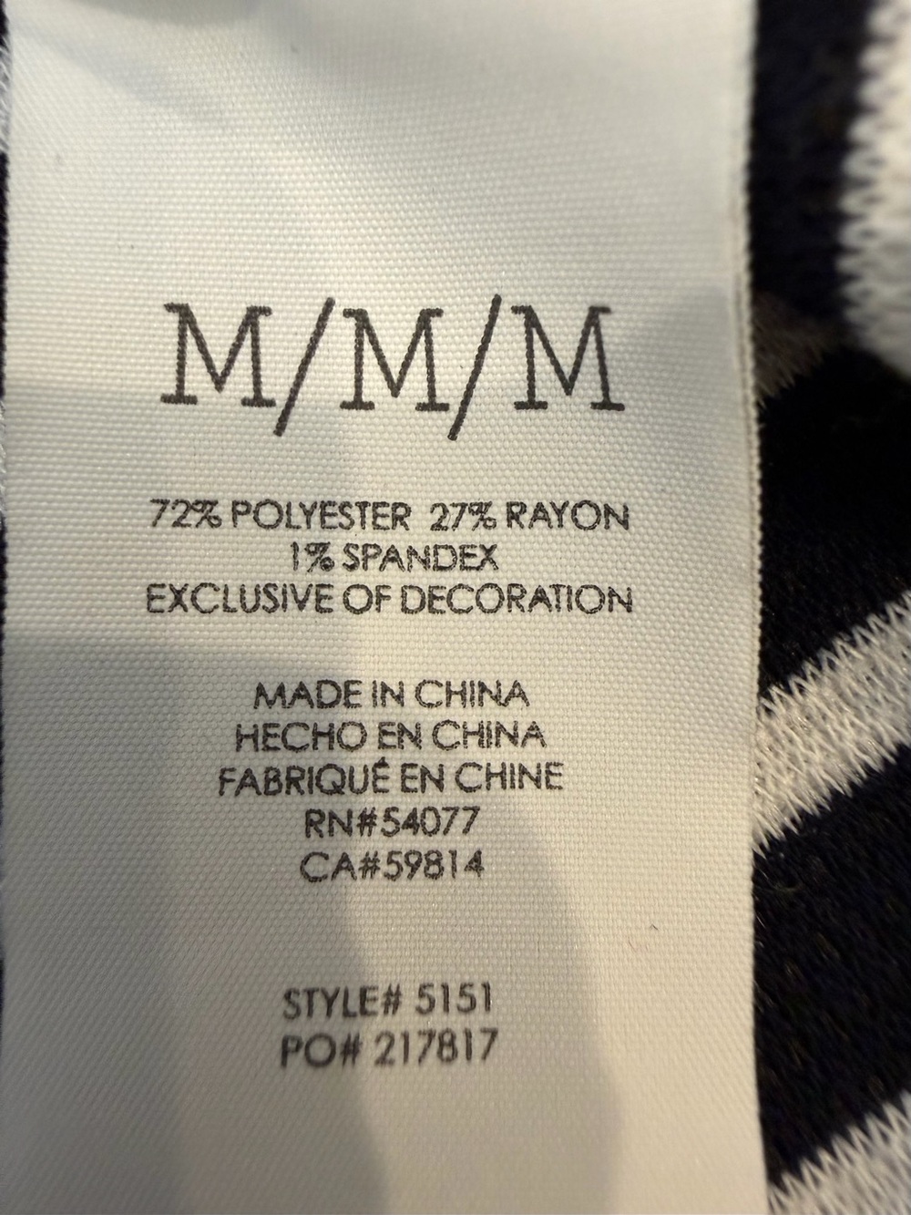 CAbi Maritime Navy White Striped Knit Trench Jacket Coat Double Breasted Medium - Picture 12 of 13